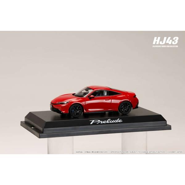 MIMI五十鈴 10缶 ホビージャパン（HobbyJAPAN） 1/43 ホンダ プレリュード 2025 レッド