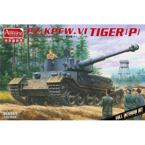 アミュージングホビー 1/35 ドイツ重戦車 ティーガー(P) 試作車 フル