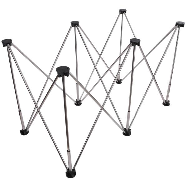 折りたたみ作業台 ステンレス 6脚 可搬式 軽量 立ち作業 移動式ソーホース DIY 伸縮作業台 屋外 屋内 アウトドアテーブル