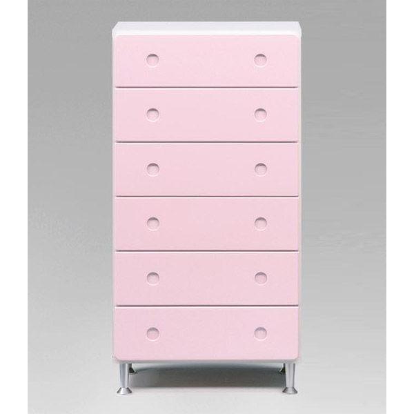 たんす チェスト 6段 幅60 スリム 北欧 おしゃれ かわいい ピンク 引き出し 引出 収納 ピュア60 6チェスト ピンク Ac 054 Nk ポタリコpotarico 通販 Yahoo ショッピング