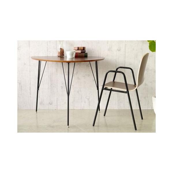 ダイニングテーブル テーブル 食卓テーブル ウォールナット 三角 北欧