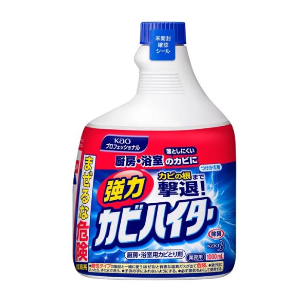 花王 強力カビハイター つけかえ用 1000ｍＬ 業務用 1Lｘ6本入り 塩素系洗浄剤