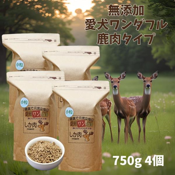 国産 無添加 自然食 健康 こだわり食材 愛犬ワンダフル ジビエ 鹿肉