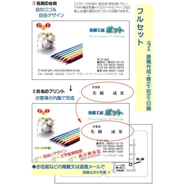 内製台紙 名刺作成 １０ ０００枚 マット紙 カラー モノクロ モノクロ ５ ６円 無料ロゴ入原稿 カラー 名刺 作成 印刷 格安 Pd060yx22x 名刺工房ポット