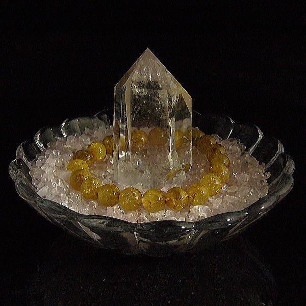 高品質】ポイント水晶クラスター浄化3点セット福袋！ローズクォーツ