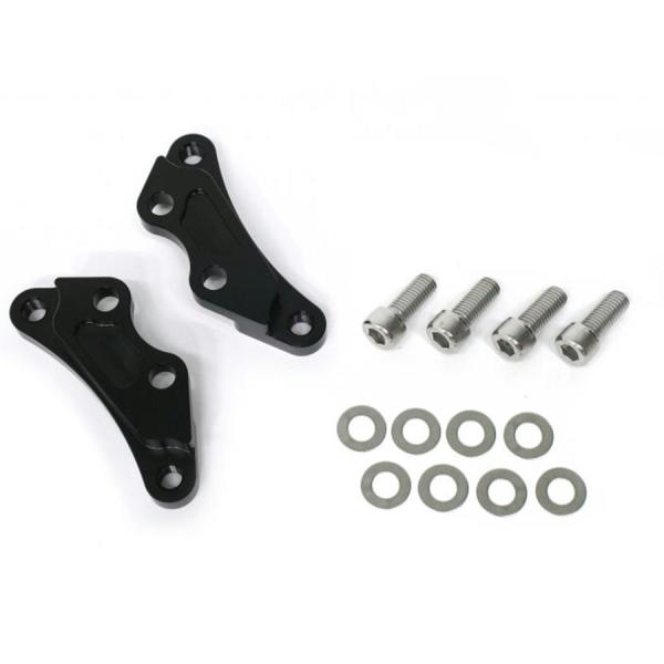アクティブ ACTIVE キャリパーサポート GPZ900R '1999〜'2003 (A12~A16) ブラック brembo 40mmピッチ＆大型ローター径対応