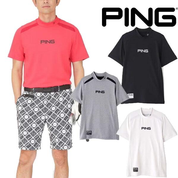 新品　PING ピン　セットアップ　モックネックシャツ　ハーフパンツ　Lサイズ 特価】ピン アパレル 春夏モデル メンズ ココティベアスムース