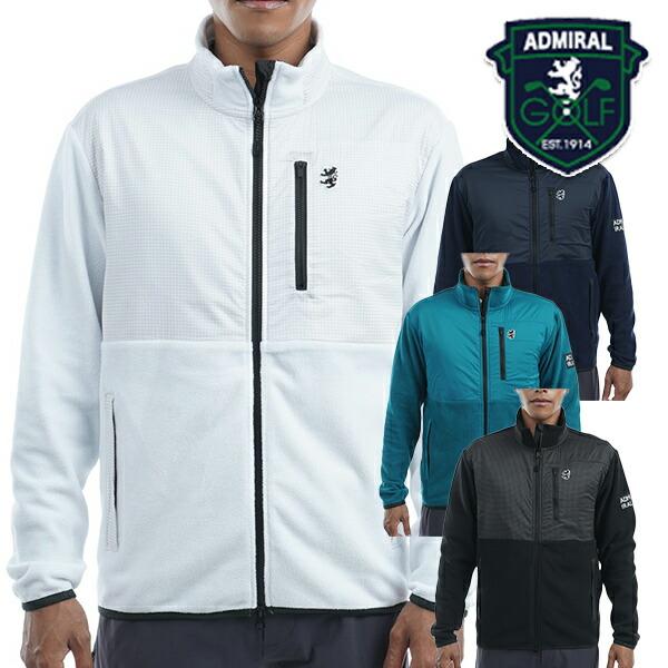 アドミラルゴルフ] ジャケット ミニリップ フリースジャケット ADMA288