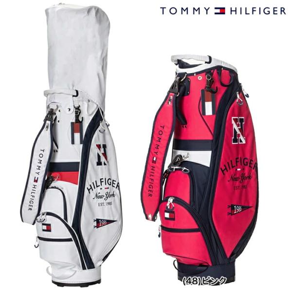【SALE】トミーヒルフィガー アイコン キャディーバッグ THMG3SC4 9.0型 4分割 3.4kg 46インチ対応 TOMMY HILFIGER【23】★