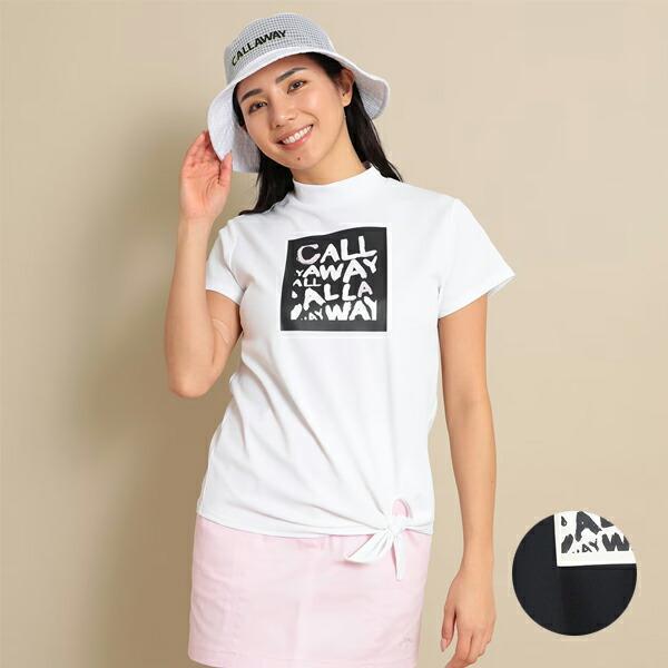 美品♪callaway 春夏セットアップ☆モックネックシャツ&スカート 　M 特価】キャロウェイ アパレル 春夏モデル レディース 鬼カノコ ロゴ