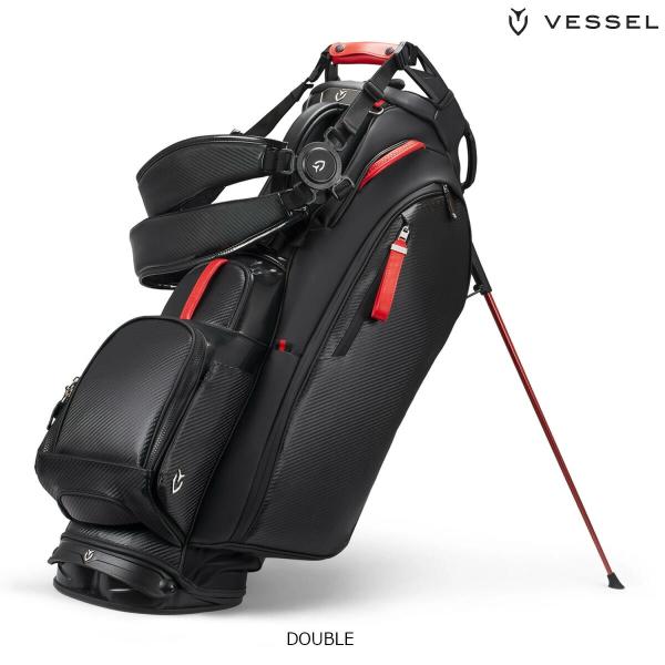 最大サイズとなる9.5インチのVESSEL史上最上級グレードスタンドバッグ機能や仕様の細部にまで徹底的にこだわったツアースタンドモデル、新設計の7分割構造により最適なクラブ整理と取り出しやすさを実現