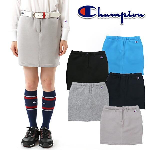 M  チャンピオンゴルフ ウィメンズ Wrap-Air スカート　新品　ネイビー Champion（チャンピオン） ゴルフウェア スカート 秋 冬 ラップエアー