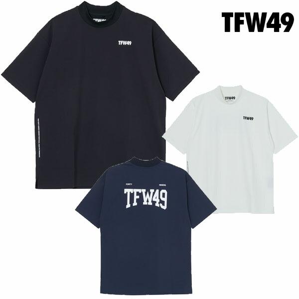 TFW49 2025年春夏モデル メンズ モックネック 半袖シャツ T102510027