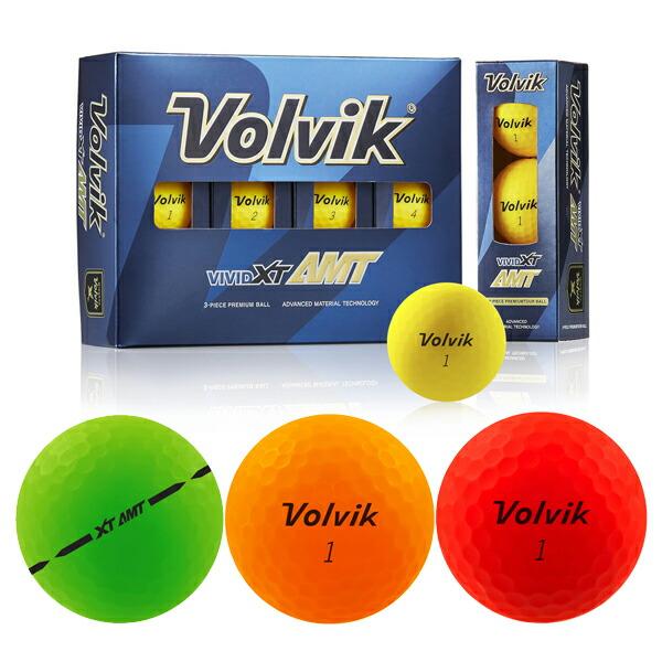 【あす楽】ボルビック ゴルフボール 1ダース Volvik VIVID XT AMT 【21】