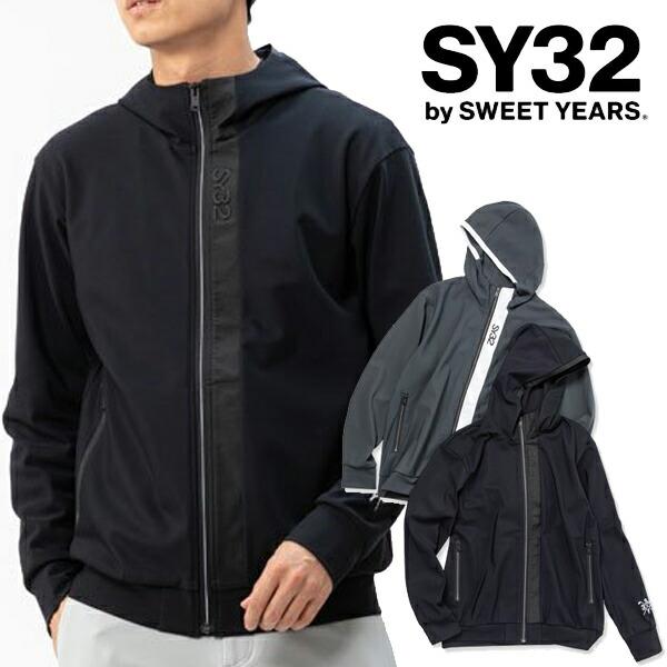 新品】SY32 ITLY素材 メンズ ゴルフ ジャケット SYG-22A07