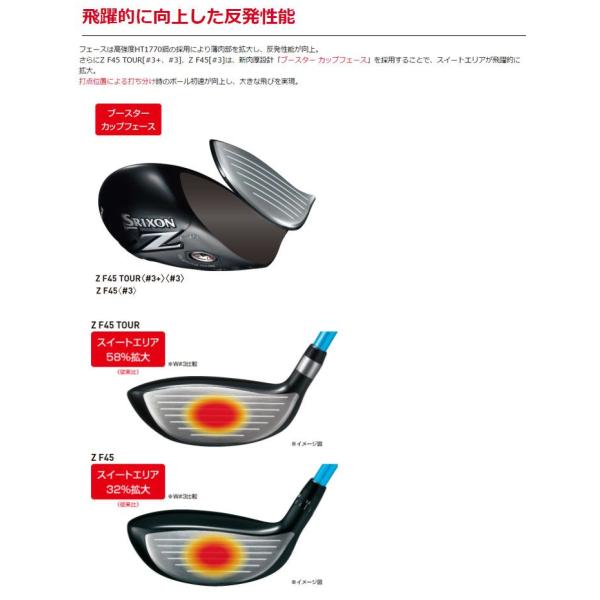 Srixon - やすスリクソン F４５ フェアウェイウッド #3 SRIXON スリクソン z f45 フェアウェイウッド ダンロップゴルフ