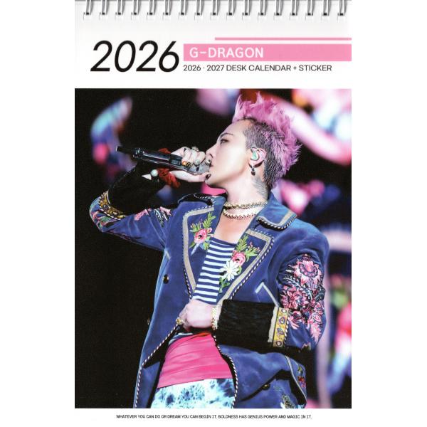 BIGBANG G-DRAGON CD 2012 カレンダーセット　写真詳細追加 powerselect_a311