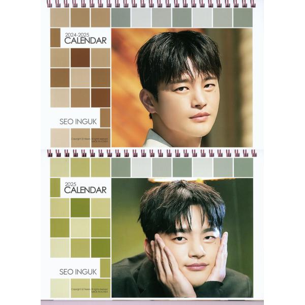 ソ・イングク SEO INGUK ソイングク グッズ 卓上 カレンダー ( 写真集 ピンク 卓上カレ...