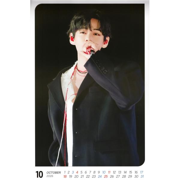 BTS V テテ グッズ 大判 壁掛け カレンダー 2026年 (令和8年) +