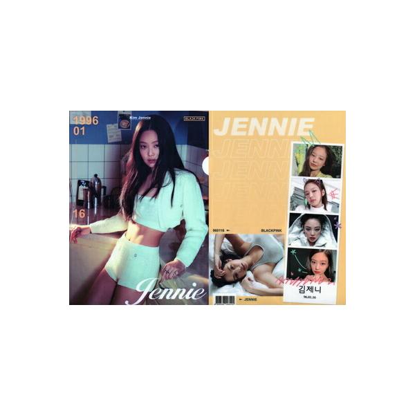 blackpink  ブラックピンク　ジェニ　JENNIE CD クリアファイル BLACKPINK ブラックピンク JENNIE ジェニー グッズ クリア