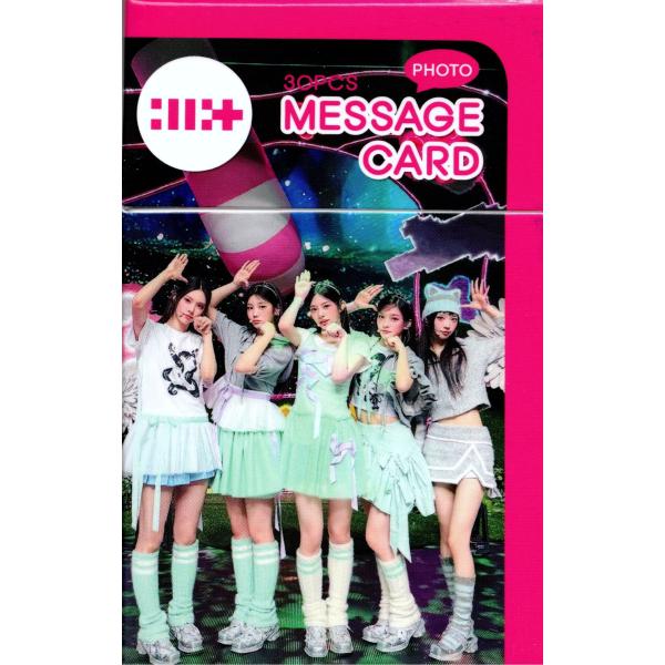 ILLIT アイリット グッズ フォトメッセージカード （ブックマーク、タグ) 30枚セット K-POPILLIT アイリット 最新 画像 グッズ クッション マグカップ カレンダー 写真集 ポスター 福袋 単語カード ポストカード ステッ...