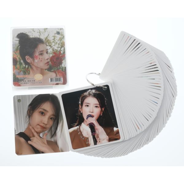 IU アイユ　購入特典　ポスター　韓国版　２枚セット IU アイユー グッズ 韓国語 単語カード 単語帳 63枚入 + ケース