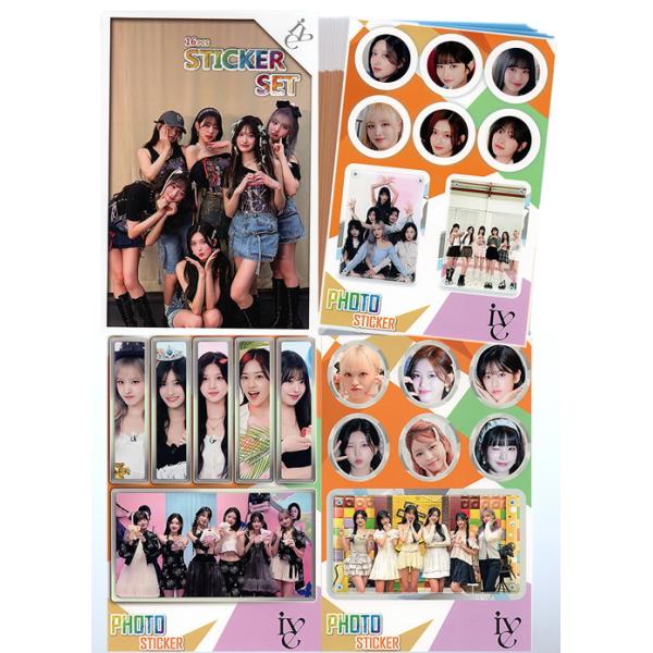 IVE イソ トレカ、ポスター、シールまとめ売り IVE アイヴ アイブ グッズ ステッカーセット 87枚入 フォトステッカー
