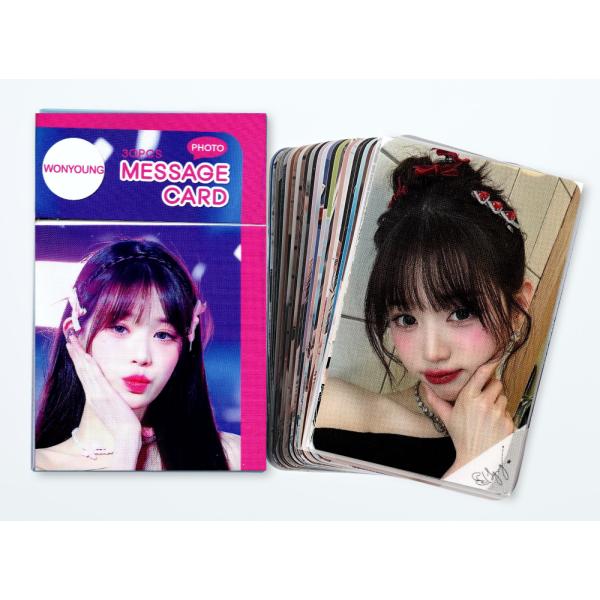 IVE アイブ ウォニョン グッズ フォトメッセージカード （ブックマーク、タグ) 30枚セット