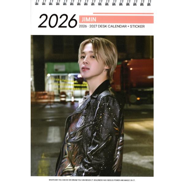 BTS ジミン 卓上 カレンダー (写真集 カレンダー) 2026~2027年