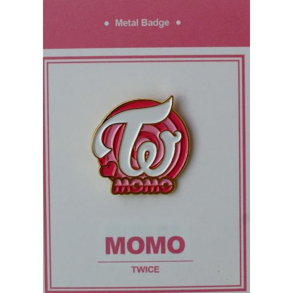 TWICE #TWICE5 ヒンジピンバッチ モモ モブリー twice モモ #twice5 ピンバッチ モブリー - メルカリ