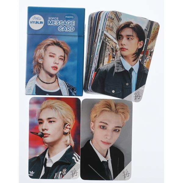 stray kids ヒョンジン　メッセージカード STRAYKIDS ヒョンジン メッセージカード30枚入り｜Yahoo!フリマ