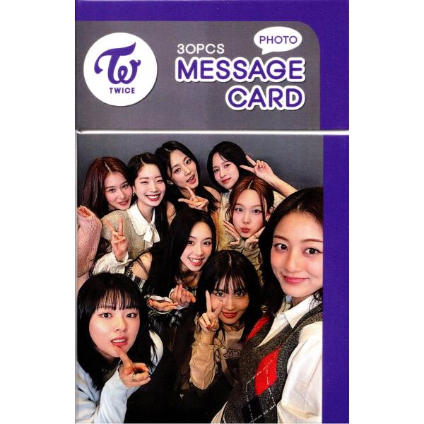 TWICE トゥワイス グッズ フォトメッセージカード