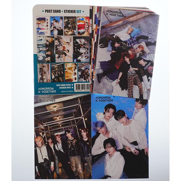 TXT グッズ ポストカード セット ( 12枚 + ステッカー 3枚 ) 15