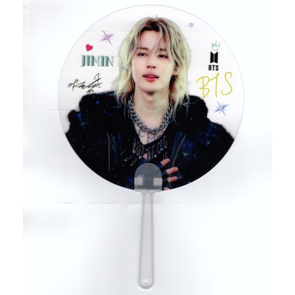 BTS ジミン グッズ クリアうちわ ライブ コンサート 応援グッズ