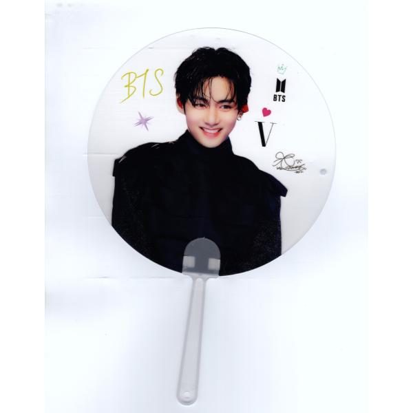 BTS V テテ グッズ クリアうちわ ライブ コンサート 応援グッズ