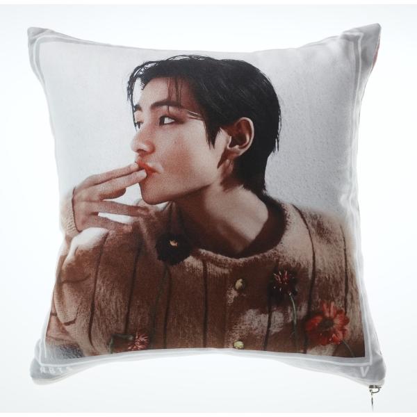 BTS V テテ グッズ クッション 抱き枕 + 中綿 わた (クッション中身付