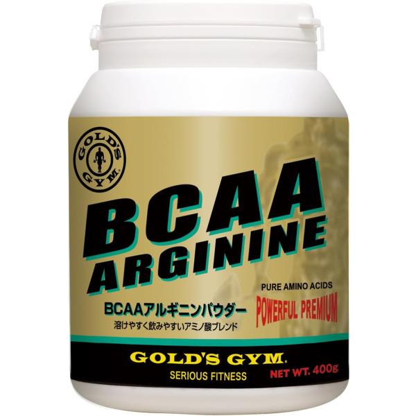 ゴールドジム（GOLD'S GYM） NEW BCAAアルギニンパウダー400g : パワー