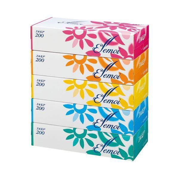 カミ商事 エルモアティシュー 200組×60箱（梱売）【×3セット】 【 セット販売 まとめ買い 割引 】 ティッシュペーパー