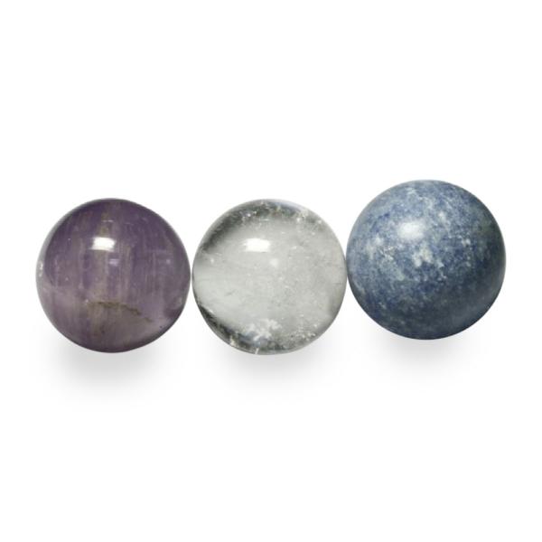 ◆アメジスト：18g　23.4mm径◆クリスタル：19g　23.7mm径◆ブルークォーツ：22g　24.6mm径※現品撮影です。写真の商品をお届けします。◎この商品はメール便送料無料商品です。