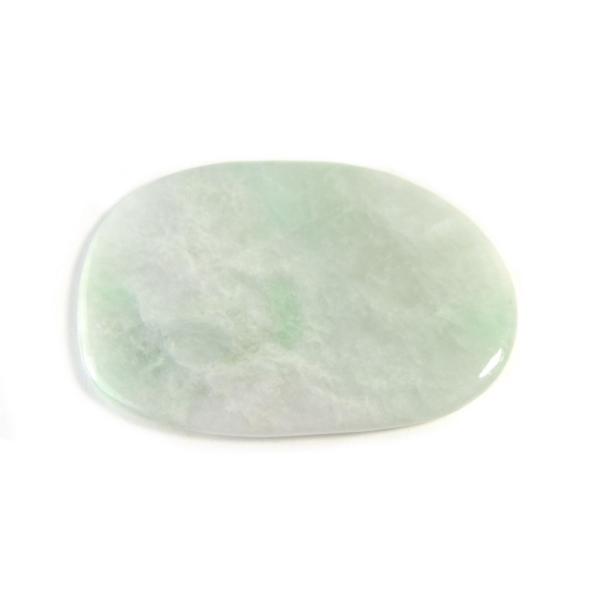 ◆大きさ：約 70ｘ50ｘ5 mm◆重さ：40 g◇産地：ミャンマー※現品撮影です。写真の商品をお届けします。◎この商品はメール便送料無料商品です。古来より東洋で「聖なる石」と称されてきた翡翠は、その穏やかな緑色で人々の心を魅了してきました...