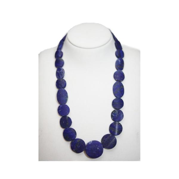 ◆重さ：65g◆長さ：44cm◆大きさ：10.9x11.6x5.8mm〜23.8x24x6.7mm価格はビーズ1本の値段です。ラピスラズリは、「天空の石」とも称される神秘的な青色の宝石です。古代エジプトでは王族が装飾品として用い、邪気を払う...