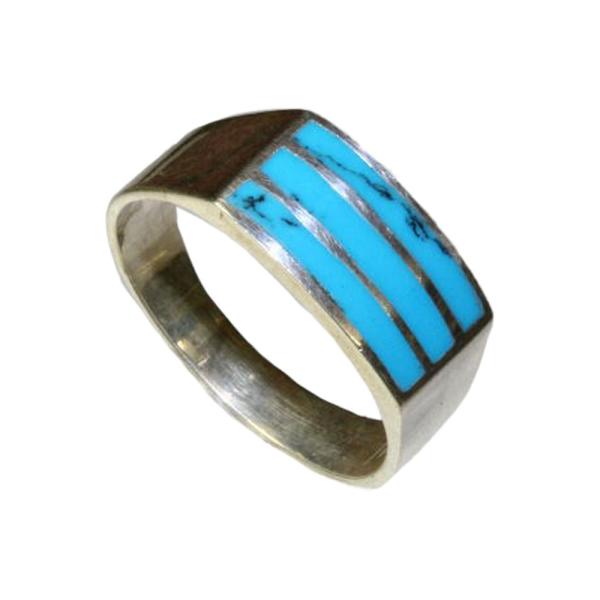 ◆サイズ：24号◆石：8x15mm※現品撮影です。写真の商品をお届けします。◎この商品はメール便送料無料商品です。ターコイズは、澄んだ空のような青緑色が魅力のパワーストーンで、古代から旅の守護石として世界各地で重宝されてきました。「トルコ石...