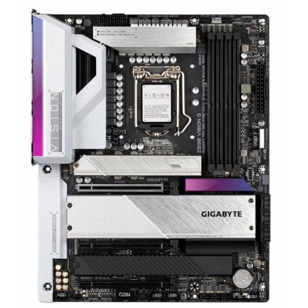 GIGABYTE Z590 VISION G マザーボード GIGABYTE Z590 VISION G LGA 1200 Intel ATX Motherboard with 4 x M.2