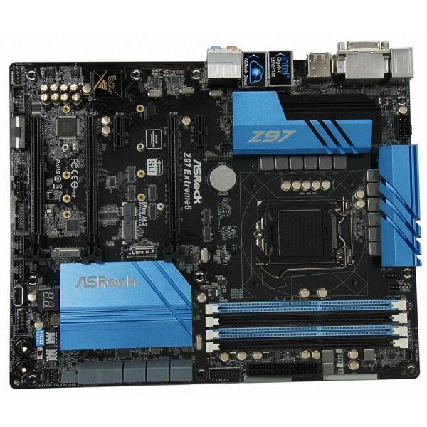 ASRock Z97 Extreme6 LGA 1150 Intel HDMI SATA 6Gb/s USB 3.0 ATX