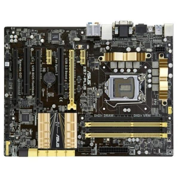 ASUS Z87-PLUS Intel Z87 Chipset LGA 1150 DDR3 ATX Motherboard