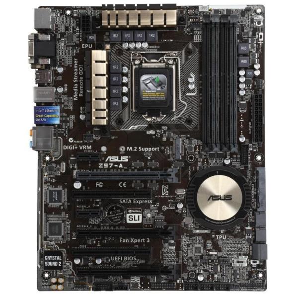 ASUS Z97-A LGA 1150 Intel Z97 HDMI SATA 6Gb/s USB 3.0 ATX ASUS Z97-A LGA 1150 Intel Z97 HDMI SATA 6Gb/s USB 3.0 ATX