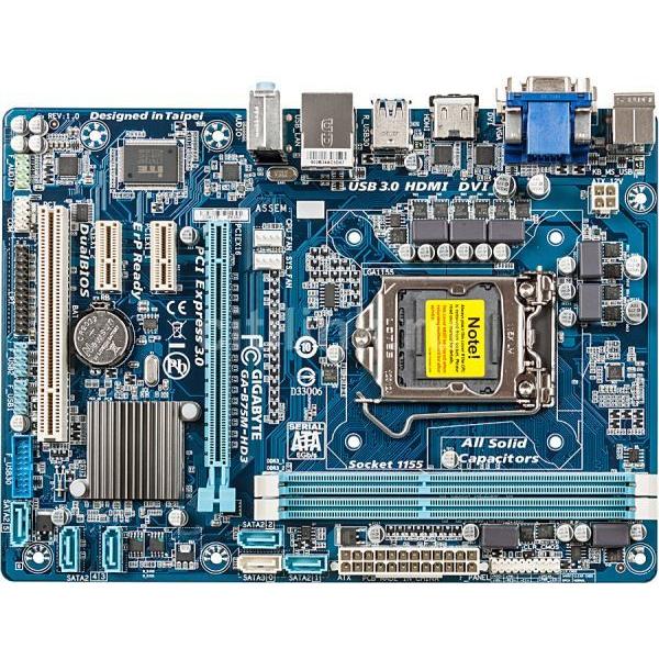 GIGABYTE GA-B75M-HD3 LGA 1155 Intel B75 HDMI SATA 6Gb/s USB 3.0