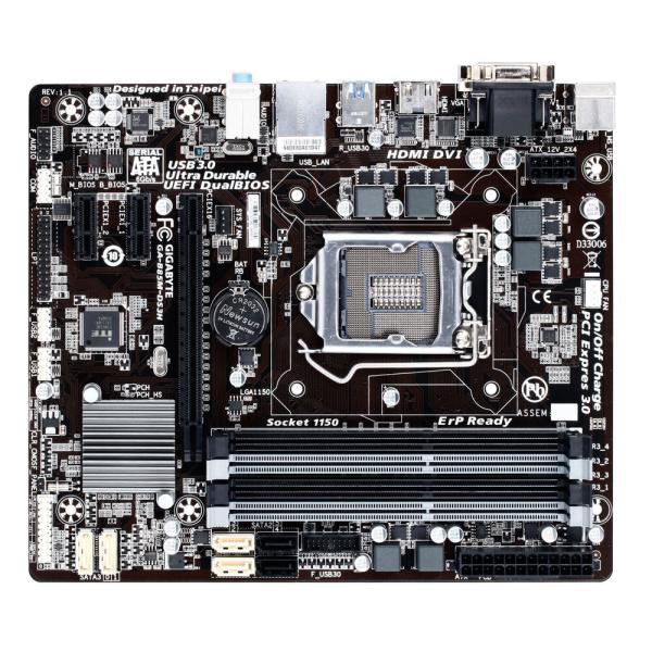 GIGABYTE GA-B85M-DS3H LGA 1150 Intel B85 HDMI SATA 6Gb/s USB