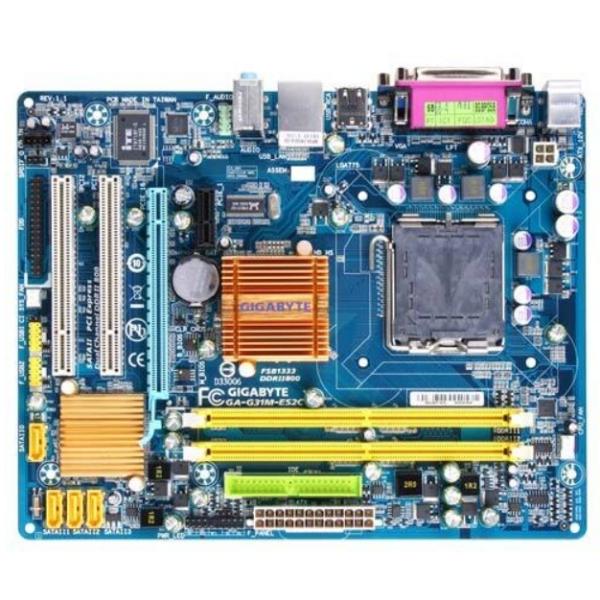 GIGABYTE GA-G31M-ES2C LGA 775 Intel G31 DDR2 SATA II Micro ATX