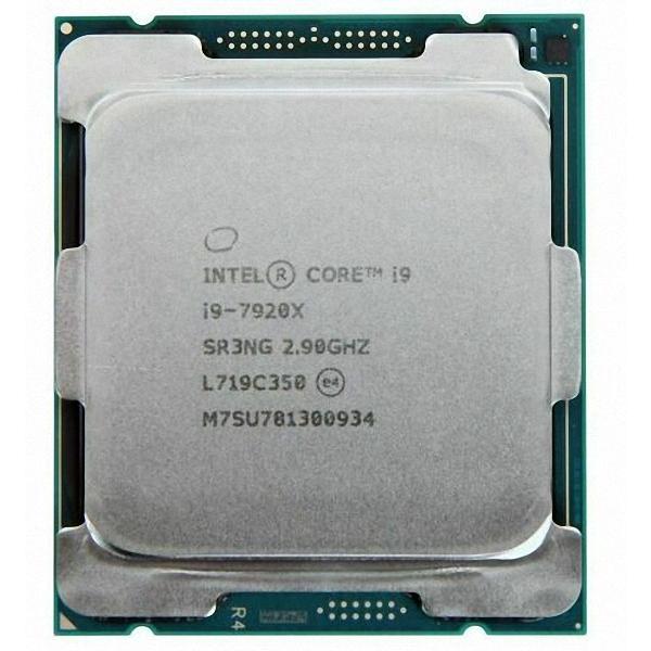 【完動品】12コア Intel Core i9-7920X SR3NG Intel Core i9-7920X SR3NG 12C 2.9GHz 16.50MB 140W LGA2066 : パワー